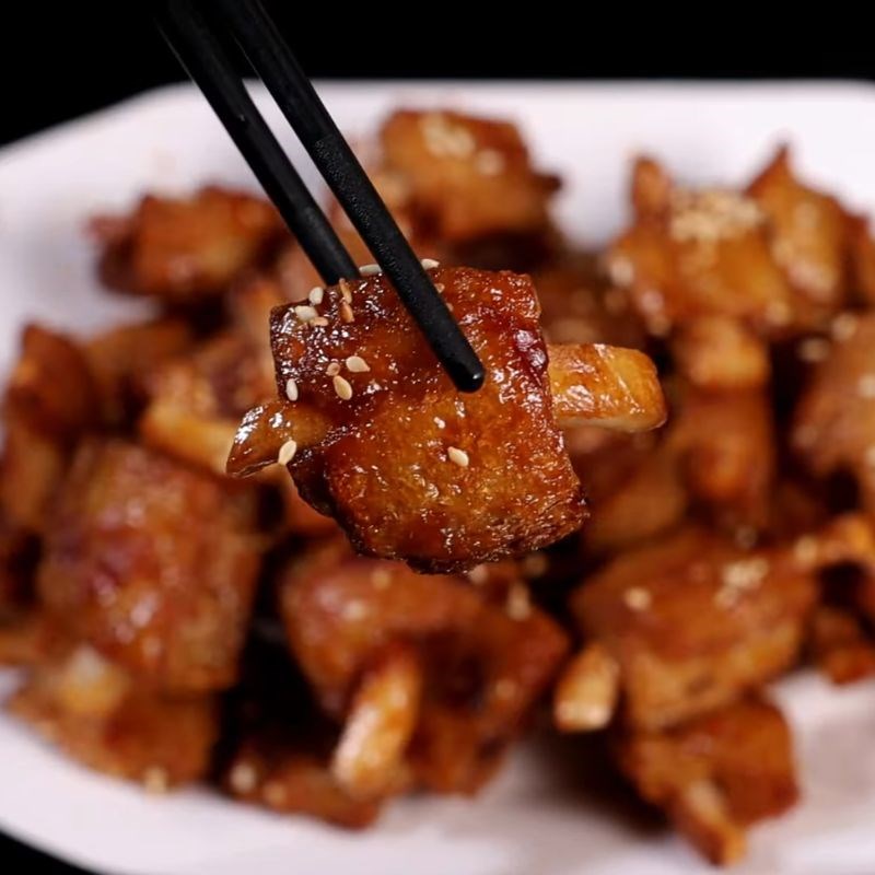 Bước 6 Thành phẩm sườn non chay rim nước tương