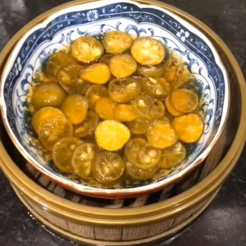 Bước 3 Thành phẩm và bảo quản Quất hấp mật ong