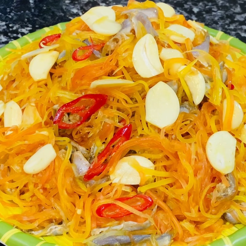 Bước 4 Thành phẩm và cách bảo quản Mắm đu đủ cá linh