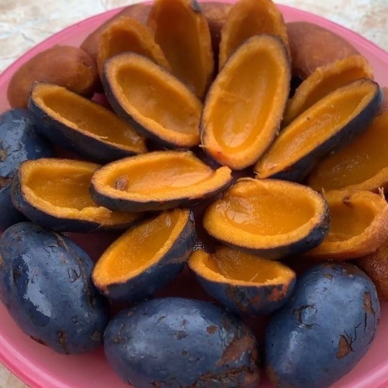 Bước 5 Thưởng thức cọ ỏm nguyên vỏ cọ ỏm