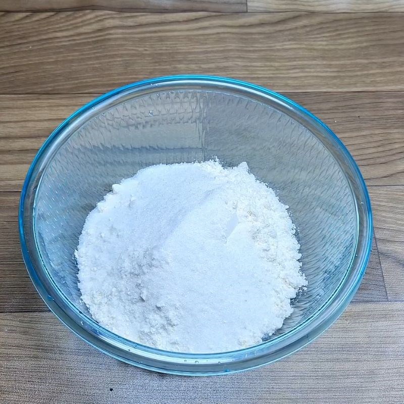 Bước 1 Trộn bột bánh rán Bánh rán bằng bột mì