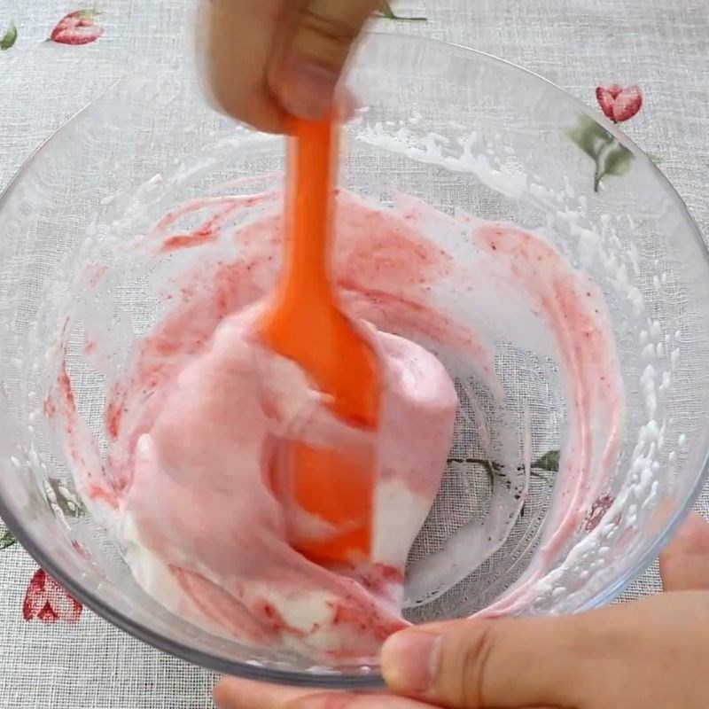 Bước 3 Trộn hỗn hợp và tạo hình bánh sữa chua khô sữa chua khô