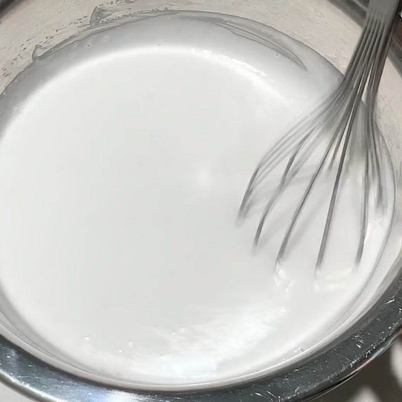 Bước 3 Trộn men và ủ bột bánh bò Bánh bò truyền thống