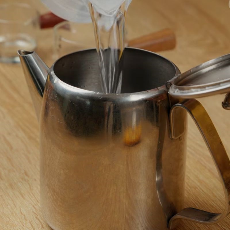 Bước 2 Ủ cốt trà đen thơm mát Trà xoài chanh leo