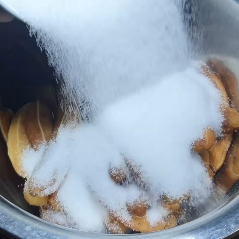 Bước 2 Ướp đường cho mứt me ngào đường Mứt me ngào đường