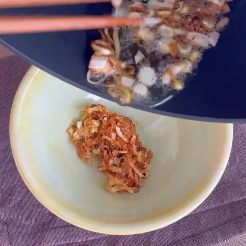 Bước 5 Xào nhân gỏi thập cẩm chay gỏi chay thập cẩm