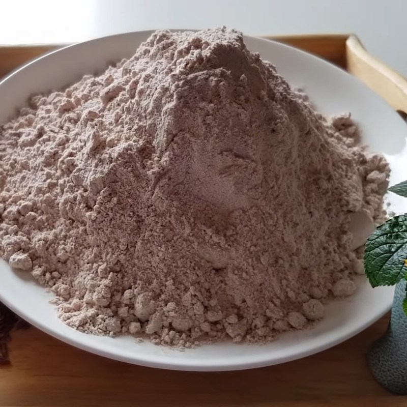 Bước 3 Xay bột gạo lứt mịn màng Bột gạo lứt