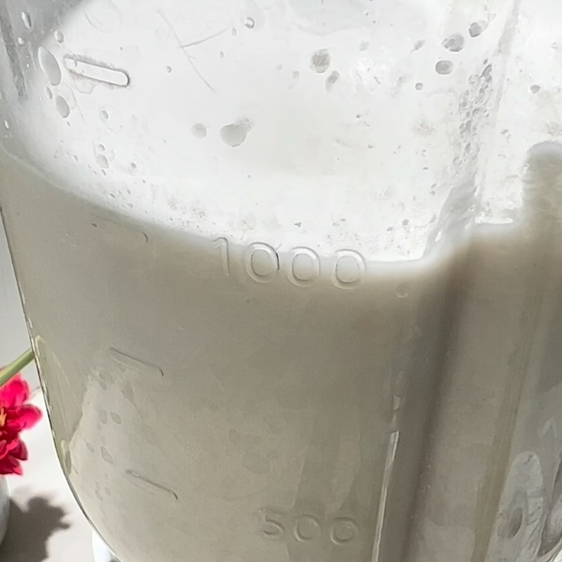 Bước 2 Xay bột gạo nước cốt dừa Bánh bò truyền thống