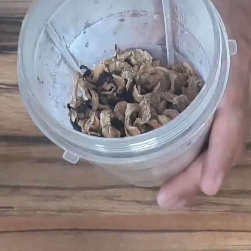 Bước 3 Xay hỗn hợp hạt nêm chay Hạt nêm chay rau củ