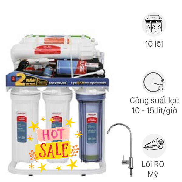 Máy lọc nước RO Sunhouse SHA88117KV
