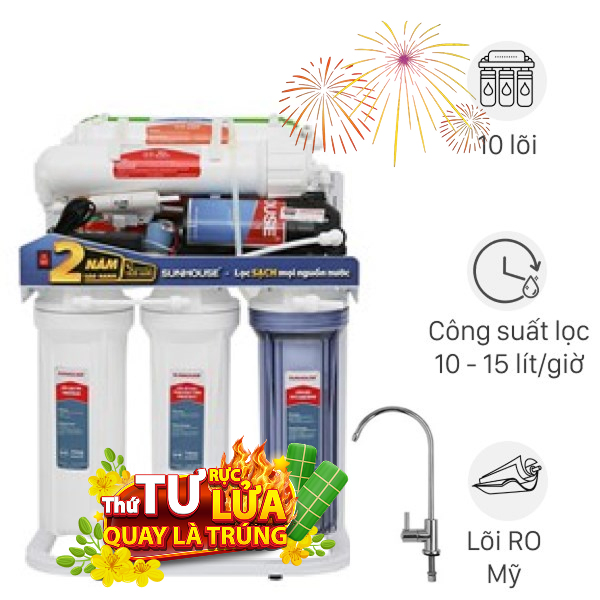 Máy lọc nước RO Sunhouse SHA88117KV
