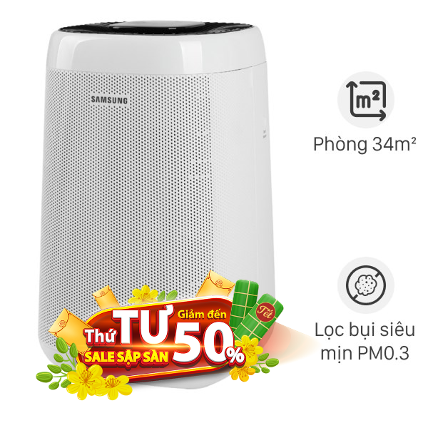 Máy lọc không khí Samsung AX34R3020WW/SV 30W