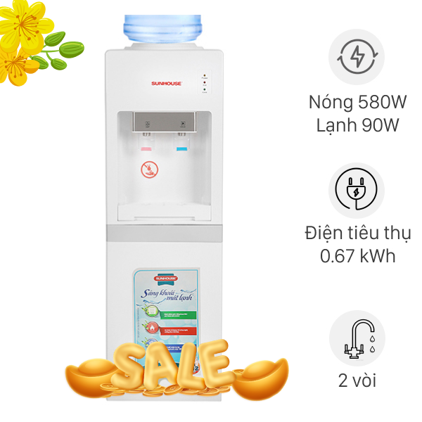 Cây nước nóng lạnh Sunhouse SHD9612 670W