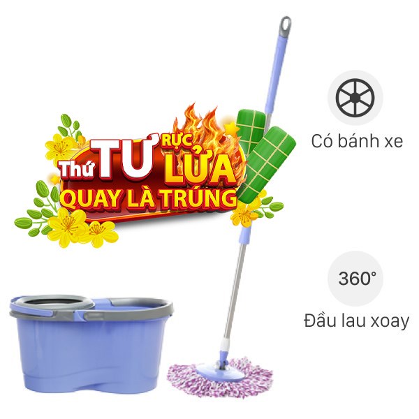 Bộ lau nhà 360 Hommy MH-Xmop
