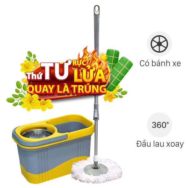 Bộ lau nhà 360 Hommy MH-HomePlus X2