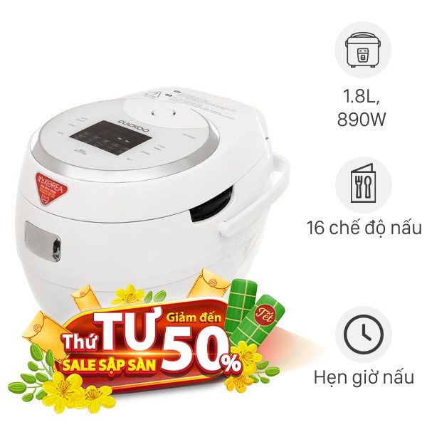 Nồi cơm điện tử Cuckoo 1.8 lít CR-1020F