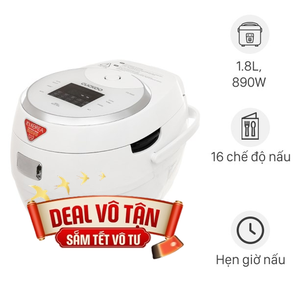 Nồi cơm điện tử Cuckoo 1.8 lít CR-1020F