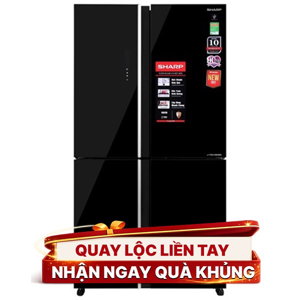 Tủ lạnh Sharp Inverter 525 lít Multi Door SJ-FXP600VG-BK