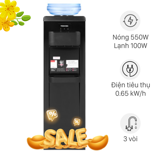 Cây nước nóng lạnh Toshiba RWF-W1917TV 650W