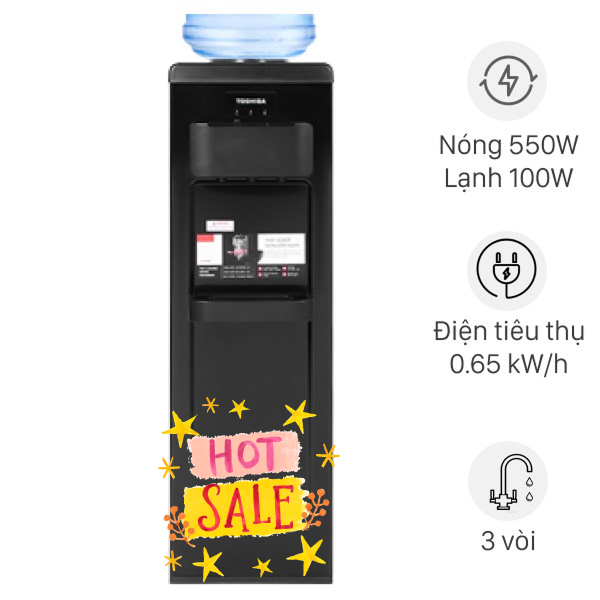 Cây nước nóng lạnh Toshiba RWF-W1917TV 650W