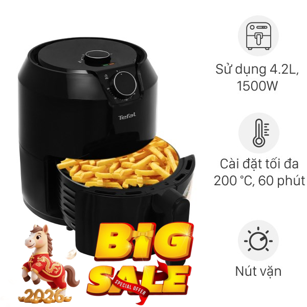 Nồi chiên không dầu Tefal 4.2 lít EY201815