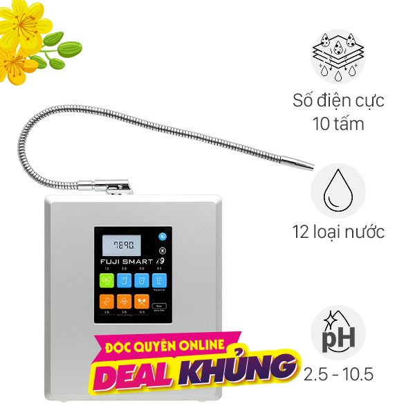 Máy lọc nước điện giải ion kiềm Fuji Smart i9