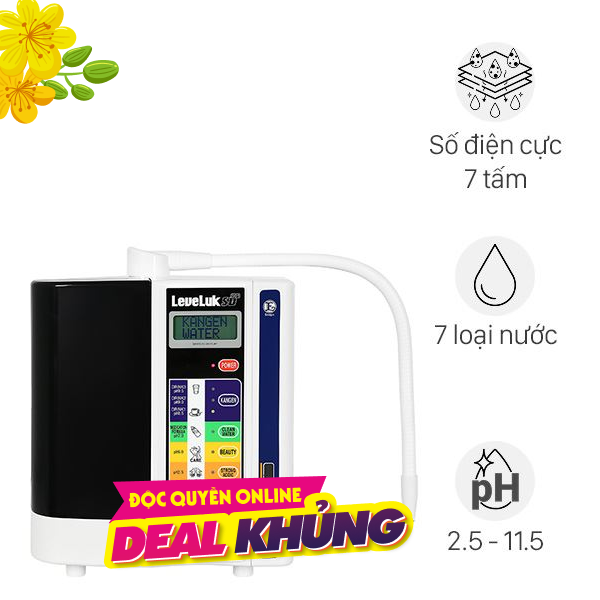 Máy lọc nước điện giải ion kiềm Kangen LeveLuk SD501