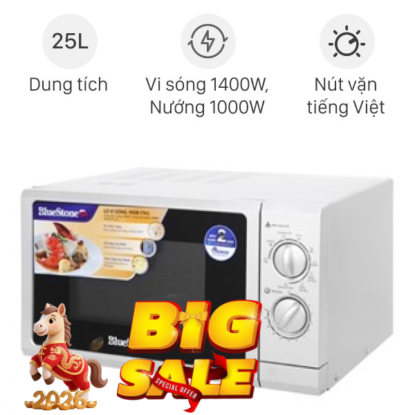 Lò vi sóng có nướng BlueStone MOB-7741