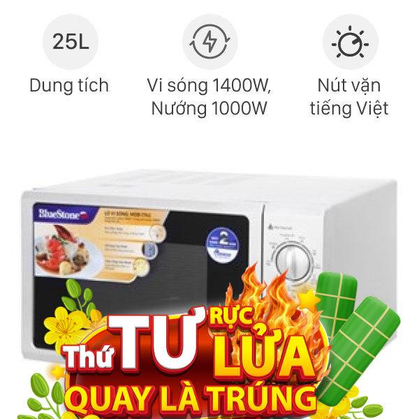 Lò vi sóng có nướng BlueStone MOB-7741