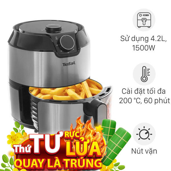 Nồi chiên không dầu Tefal 4.2 lít EY201D15