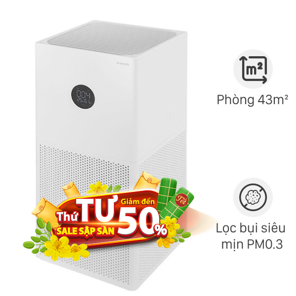 Máy lọc không khí Xiaomi Smart Air Purifier 4 lite EU (BHR5274GL) 33W