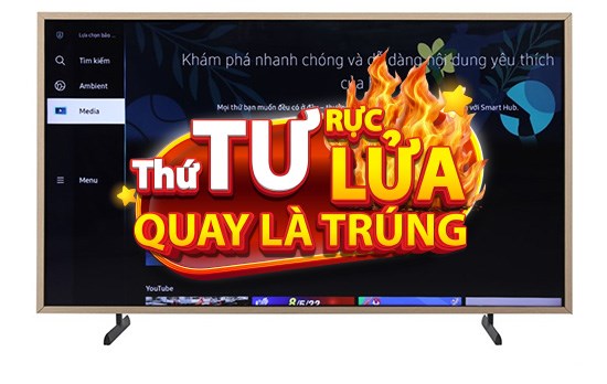 Samsung Smart TV QLED Khung tranh QA65LS03B