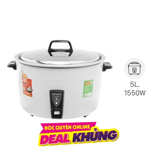 Nồi cơm nắp rời Sharp 5 lít KSH-D55V