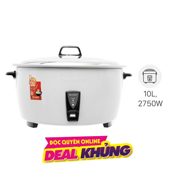 Nồi cơm nắp rời Sharp 10 lít KSH-D1010V
