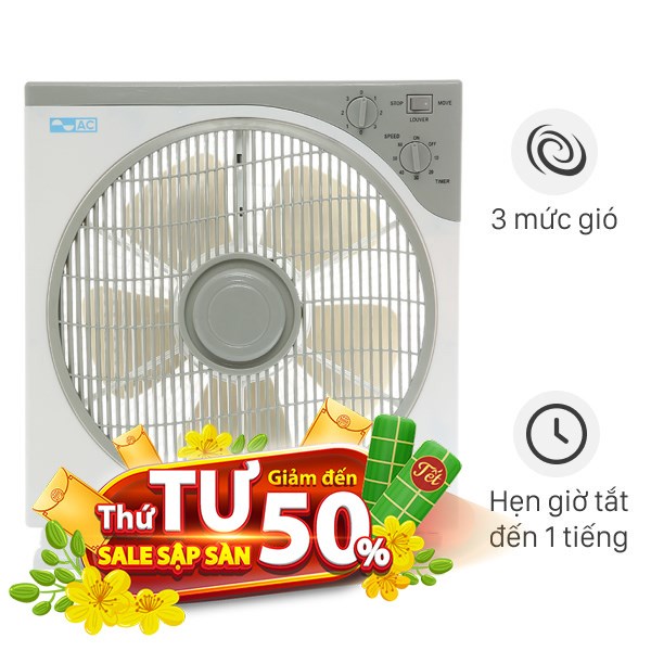 Quạt hộp AC  5 cánh ABF01A125 40W