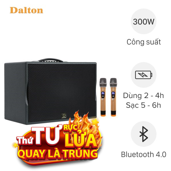 Loa karaoke xách tay Dalton PS-K25A