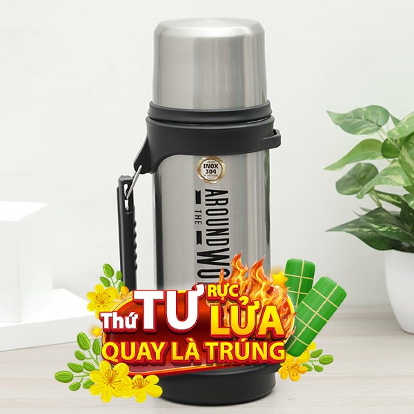 Bình giữ nhiệt nóng lạnh Inox 1500 ml Delites H21