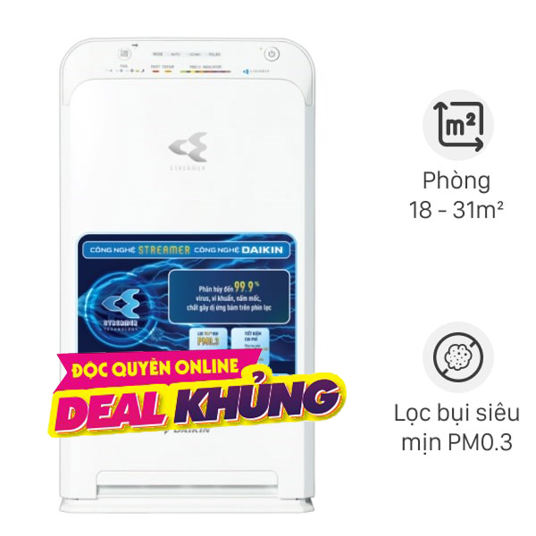 Máy lọc không khí Daikin MC40UVM6-7 23W