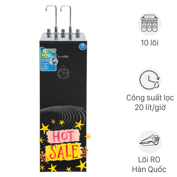 Máy lọc nước RO nóng nguội lạnh Karofi KAD-X60