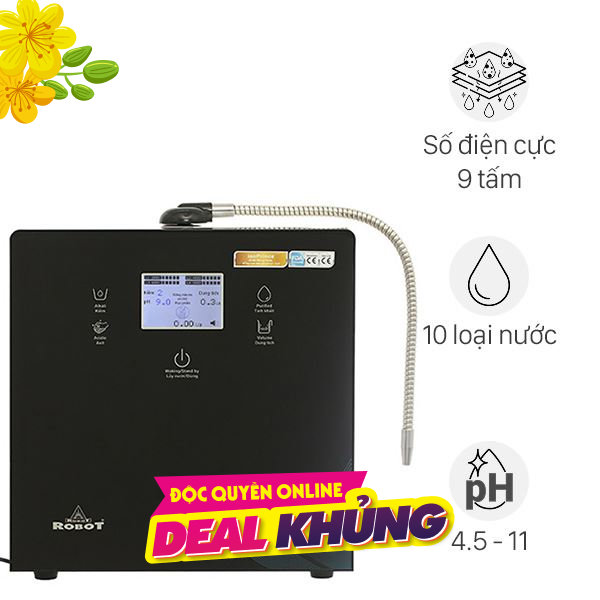 Máy lọc nước điện giải ion kiềm ROBOT IonPrince 910X