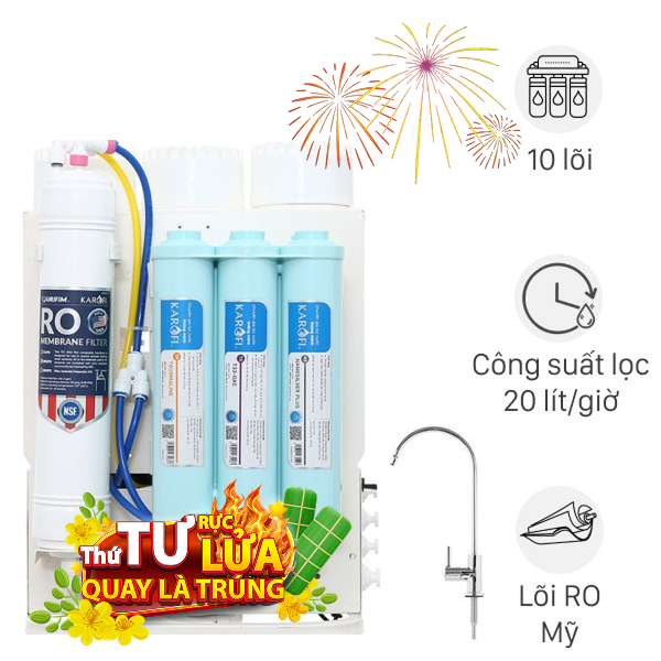Máy lọc nước RO Karofi KAQ-U06