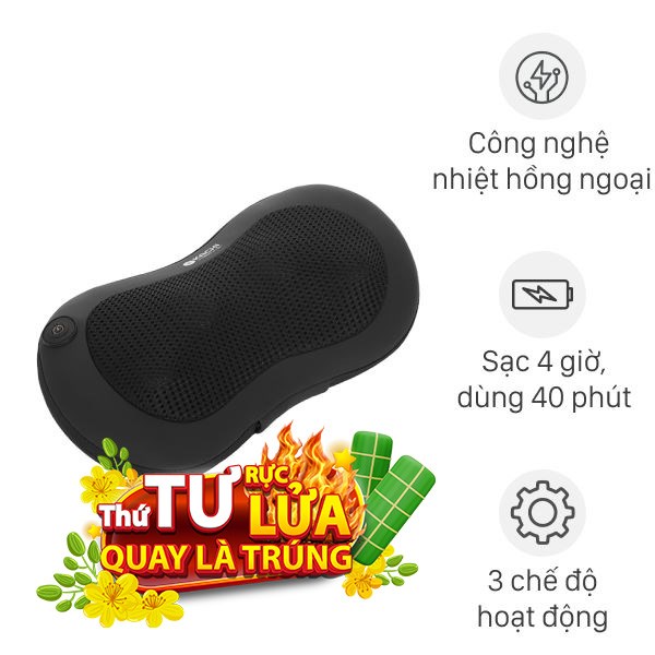 Gối massage đa năng Kachi MK343