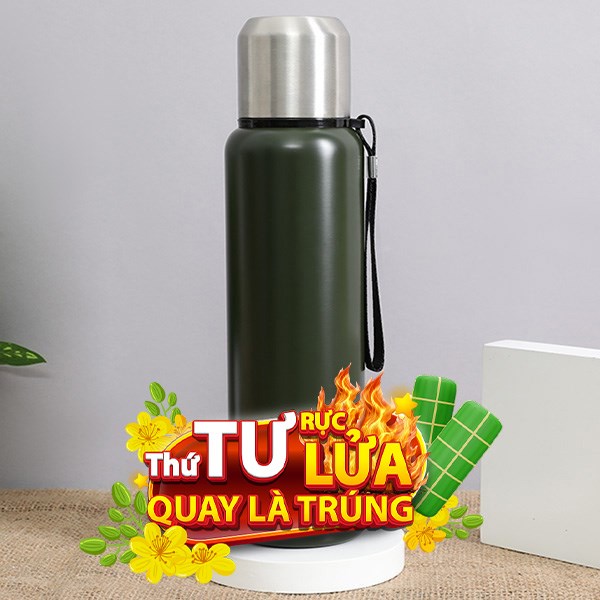 Bình giữ nhiệt nóng lạnh Inox 800 ml Delites Z85