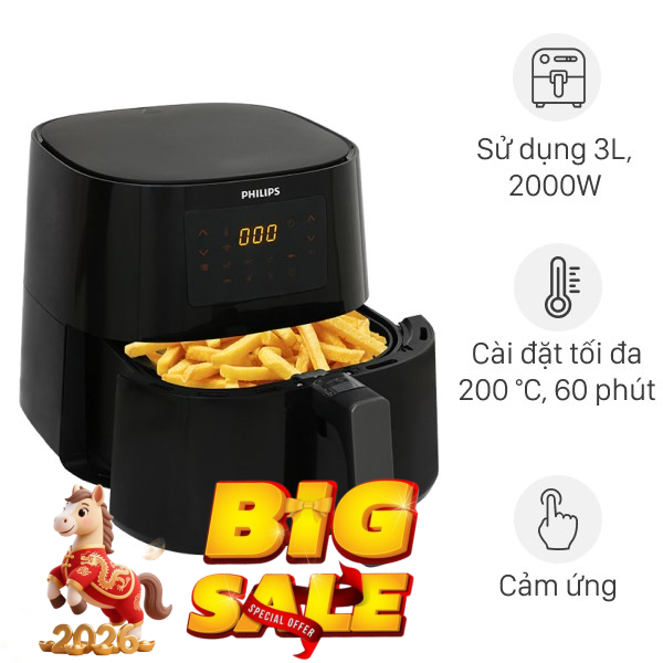 Nồi chiên không dầu Philips 6.2 lít HD9280/90