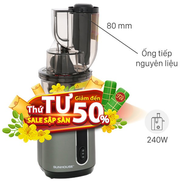 Máy ép chậm Sunhouse SHD5503