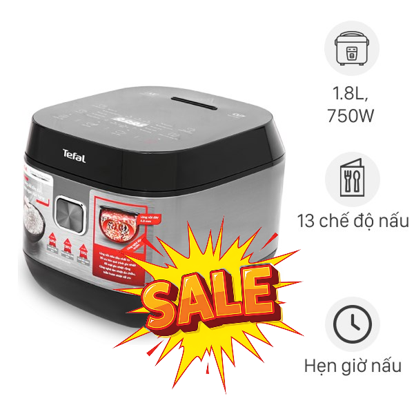 Nồi cơm điện tử Tefal 1.8 lít RK776B68