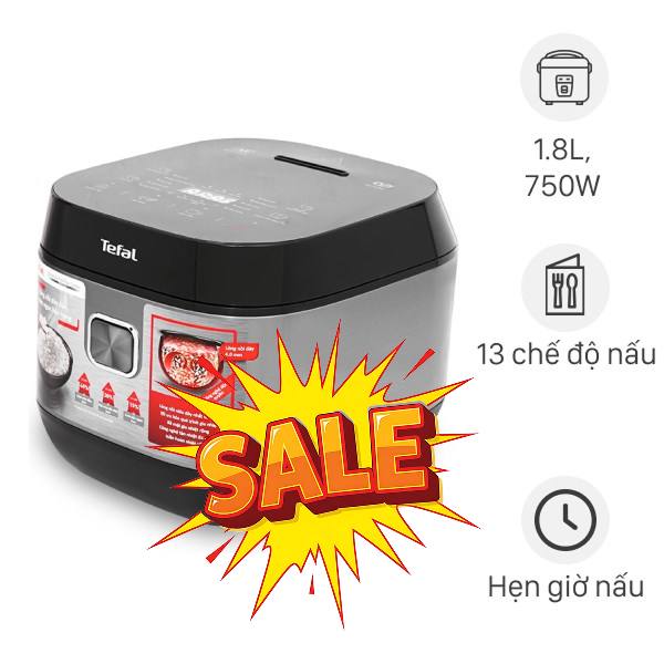 Nồi cơm điện tử Tefal 1.8 lít RK776B68