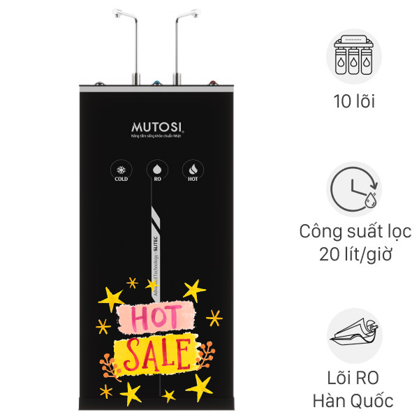 Máy lọc nước RO nóng nguội lạnh Mutosi MP-M1011