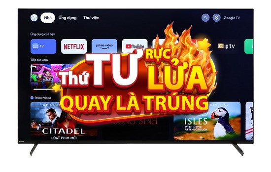 Google Tivi Sony AI 4K 55 inch XR-55X90L