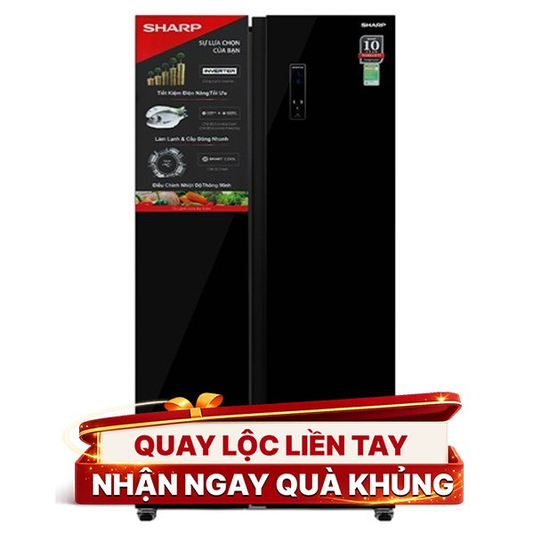 Sharp Inverter 532 lít SJ-SBX530VG-BK